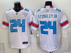 Houston Texans 5 Generations White #24 NFL Jersey-0840