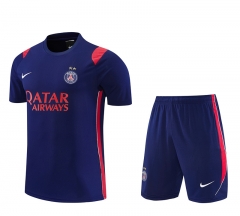 26-27 PSG Royal Blue Thailand Training Soccer Uniform-418