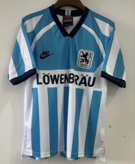 Retro Version 1995 TSV 1860 München Home Blue&White Thailand Soccer Jersey AAA-4130