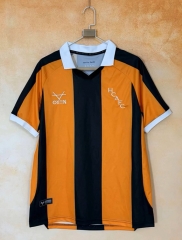 (S-4XL) 26-27 Hull City Home Orange&Black Thailand Soccer Jersey AAA-2315