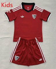 26-27 Sevilla Away Red Kids/Youth Soccer Uniform-AY