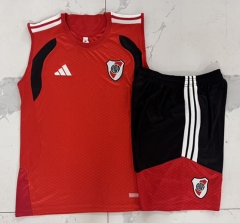26-27 River Plate Red Thailand Soccer Vest Tracksuit-815