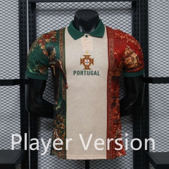 Player Version 26-27 Special Version Portugal Red&Green Thailand Soccer Jersey AAA-888
