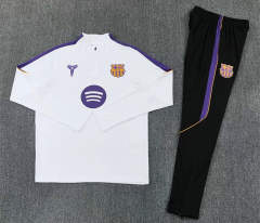 26-27 Joint Version Barcelona White Thailand Soccer Tracksuit-2315