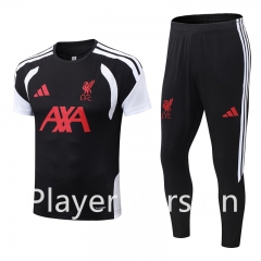 (S-3XL) Player Version 26-27 Liverpool Black Thailand Soccer Uniform-9926