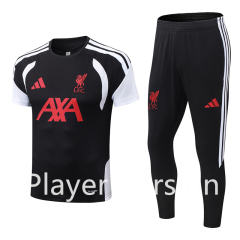 (S-3XL) Player Version 26-27 Liverpool Black Thailand Soccer Uniform-9926