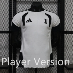 (S-3XL) Player Version 26-27 Juventus FC White Thailand Training Soccer Jersey AAA-888