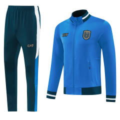 26-27 Napoli Color Blue Thailand Soccer Jacket Uniform-LH