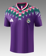 26-27 Retro Version Real Madrid Purple Thailand Soccer Training Jersey-418