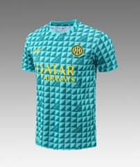 26-27 Inter Milan Green Thailand Training Soccer Jersey-418