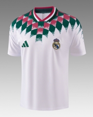 26-27 Retro Version Real Madrid White Thailand Soccer Training Jersey-418