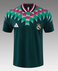 26-27 Retro Version Real Madrid Green Thailand Soccer Training Jersey-418
