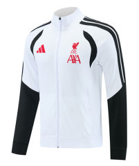 26-27 Liverpool White Thailand Soccer Jacket-LH
