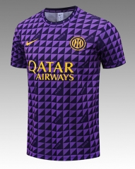 26-27 Inter Milan Purple Thailand Training Soccer Jersey AAA-418