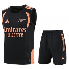 26-27 Arsenal Black Thailand Soccer Training Uniform-418