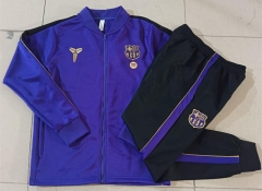 26-27 Barcelona Purple Thailand Soccer Jacket Uniform-815