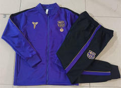26-27 Barcelona Purple Thailand Soccer Jacket Uniform-815