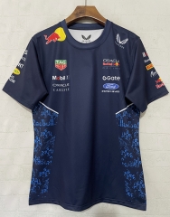(S-5XL) 2026 Red Bull Blue Round Collar Formula One Racing Suit