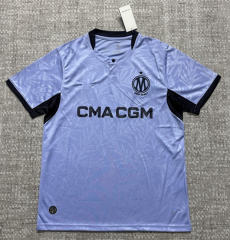 (S-4XL) 26-27 Olympique de Marseille 2nd Away Purple Thailand Soccer Jersey AAA-4506