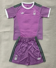 26-27 Nottingham Forest Goalkeeper Purple Soccer Uniform-AY
