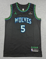 2027 Minnesota Timberwolves Black #5 NBA Jersey-1380
