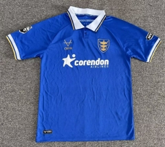 (S-4XL) 26-27 Hull City 2nd Away Blue Thailand Soccer Jersey AAA-8025
