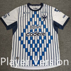 (S-4XL) Player Version 26-27 Monterrey 2nd Away Blue&White Thailand Soccer Jersey AAA-5492