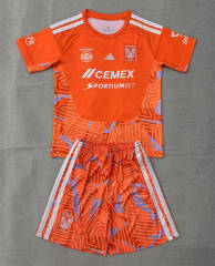 26-27 Tigres UANL Goalkeeper Orange Soccer Uniform-AY