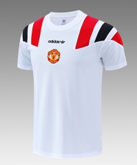 26-27 Manchester United White Thailand Soccer Training Jersey-418