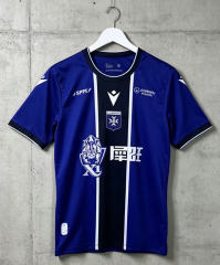 26-27 AJ Auxerre 2nd Away Blue Thailand Soccer Jersey AAA-417