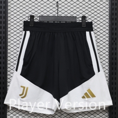 (S-3XL) Player Version 26-27 Juventus Black Thailand Soccer Shorts-888