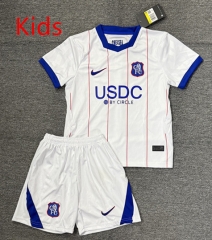 26-27 Chelsea 2nd Away White Kids/Youth Soccer Uniform-4247