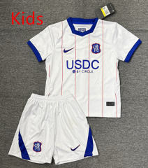 26-27 Chelsea 2nd Away White Kids/Youth Soccer Uniform-4247