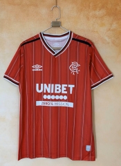 (S-4XL) 26-27 Rangers Football Club 2nd Away Red Thailand Soccer Jersey AAA-2483
