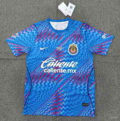 (S-4XL) 26-27 Deportivo Guadalajara Goalkeeper Sky Blue Thailand Soccer Jersey AAA-5378