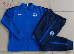 26-27 Inter Milan Color Blue Kids/Youth Soccer Jacket Uniform-815