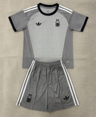 26-27 Nottingham Forest Goalkeeper Grey Soccer Uniform-AY