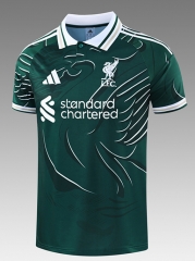 26-27 Liverpool Dark Green Thailand Training Soccer Jersey-418