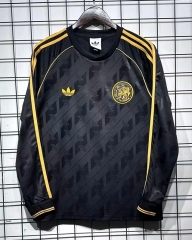 (S-4XL) 26-27 Casual Version Ajax Black LS Thailand Soccer Jersey AAA-2483