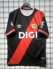 (S-4XL) 26-27 Rayo Vallecano Black Thailand Soccer Jesrey AAA-6032