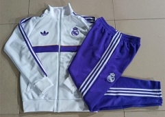 26-27 Real Madrid White Thailand Soccer Jacket Uniform-815
