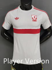 (S-3XL) Player Version 26-27 Retro Version Liverpool Grey Thailand Soccer Jersey AAA-9926