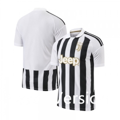 Without Brand Logo Player Version 26-27 Juventus Home Black&White Thailand Soccer Jersey AAA-8573