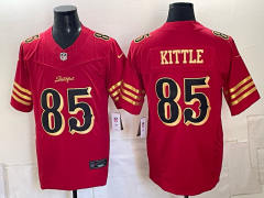 San Francisco 49ers 3 Generations Red #85 NFL Jersey-0840