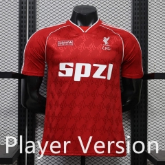 (S-3XL) Player Version 26-27 Retro Casual Version Liverpool Red Thailand Soccer Jersey AAA-888