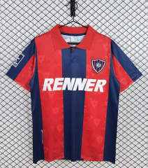 Retro Version 96-98 Cerro Porteño Home Red&Blue Thailand Soccer Jersey AAA-3257