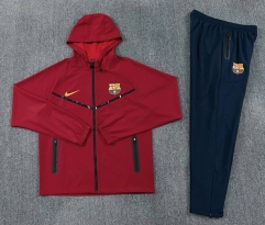26-27 Barcelona Maroon Thailand Soccer Trench Coat Uniform-2315