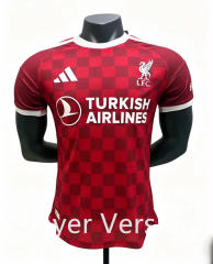 (New Sponsor) Player Version 27-28 Liverpool Home Red Thailand Soccer Jersey AAA-0654