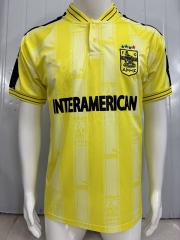 Retro Version 99-00 Aris Thessaloniki F.C. Home Yellow Thailand Soccer Jersey AAA-3932