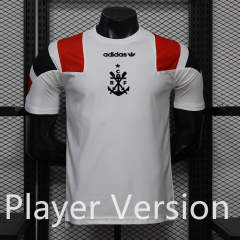 (S-3XL) Player Version 26-27 Retro Casual Version Flamengo White Thailand Soccer Jersey AAA-888